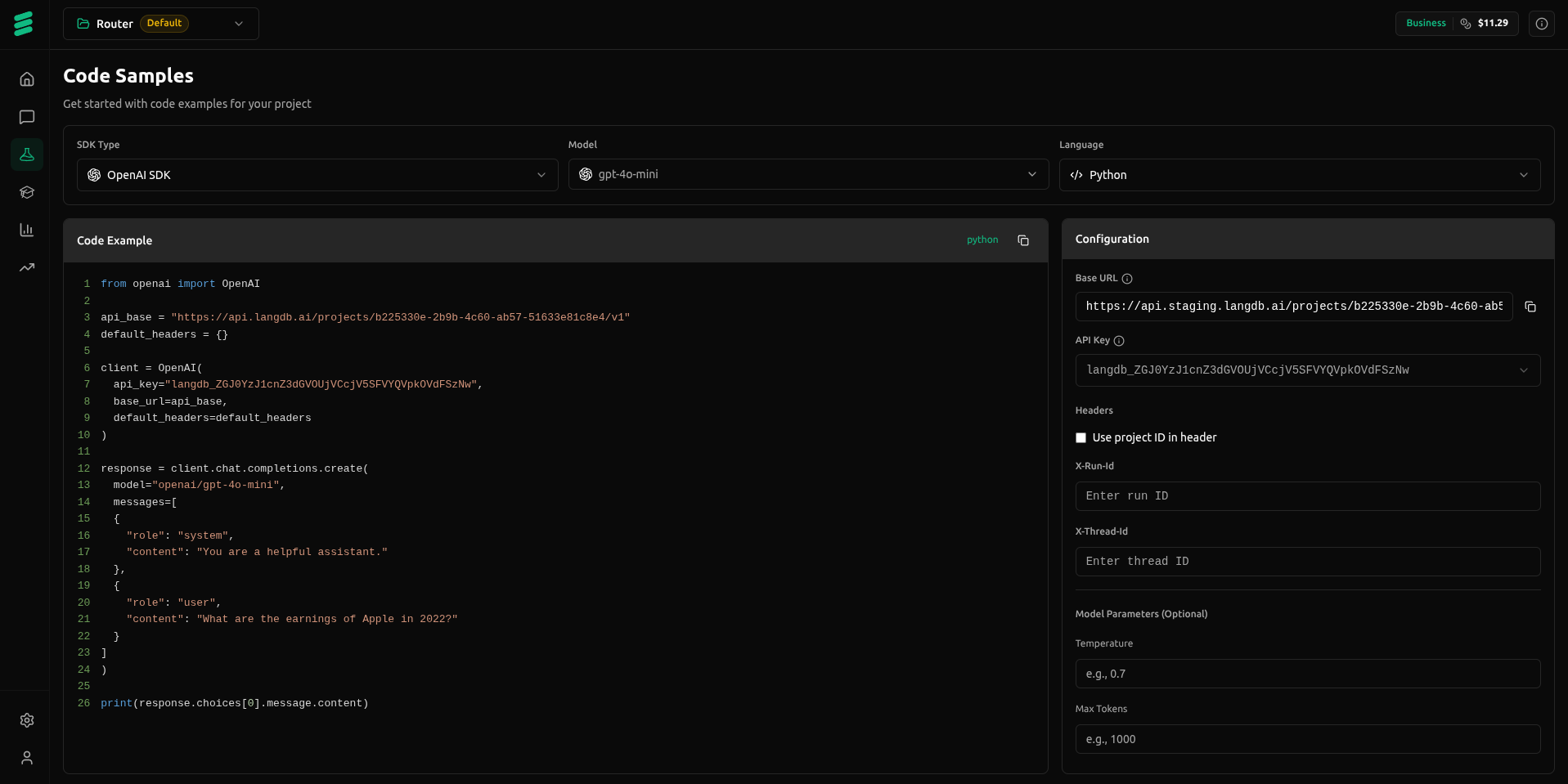 AI Gateway Screenshot 3